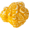 A picture of a gourmet popcorn kernel flavored Jalapeno Cheddar.